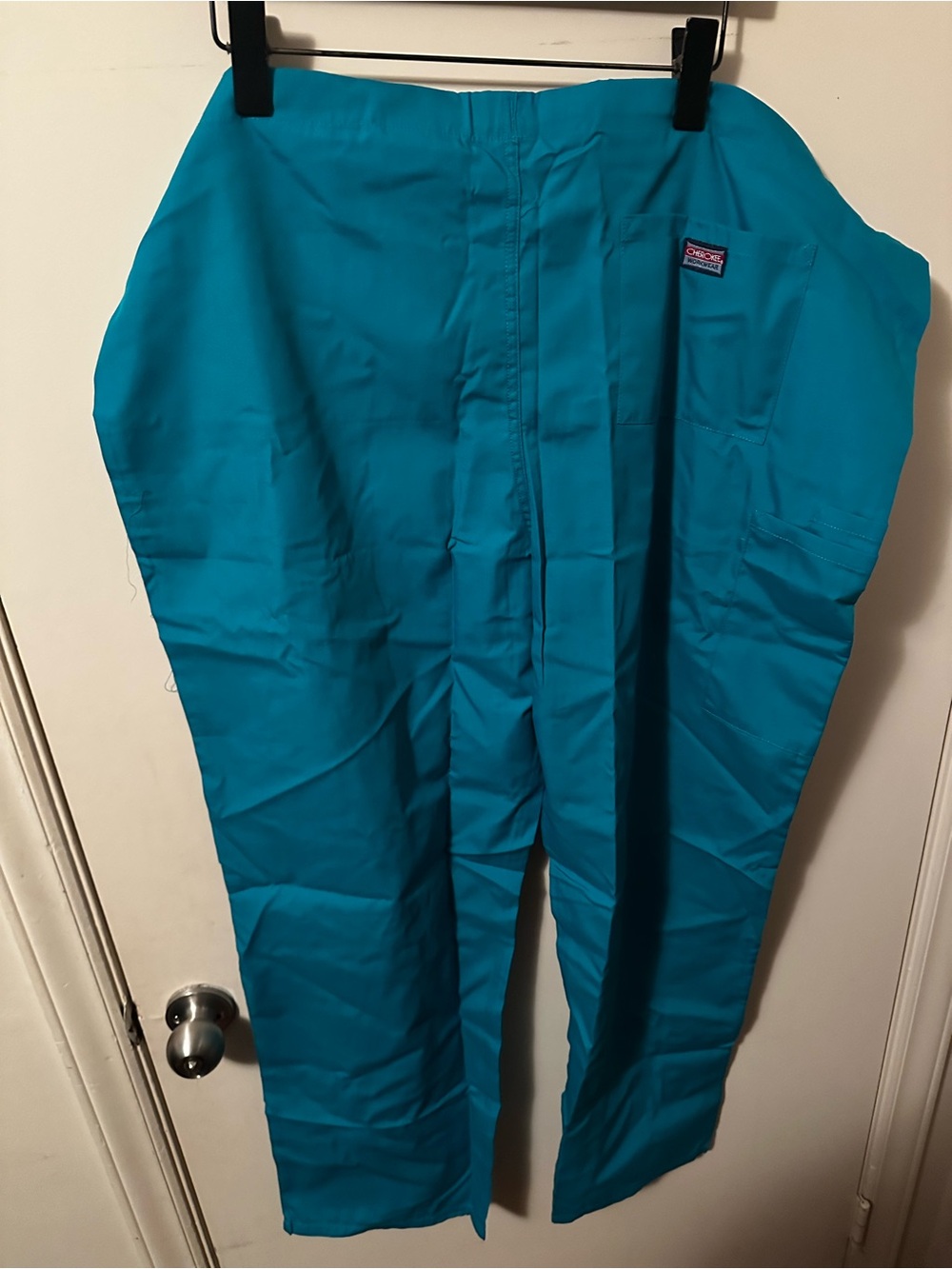 Cherokee Teal Drawstring Scrub set - Picture 3 of 7